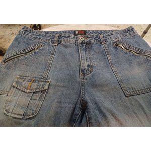 NY Jeans Women's Y2K Capri Jeans SZ 10 Denim Blue